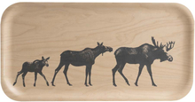 Muurla - Nordic brett elgfamilien 43x22 cm