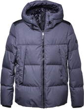 Down jacket in grey fabric