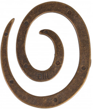 Sjalsnl Spiral Antik Guld - 1 st.