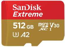 Sandisk Extreme 512gb Microsdxc Uhs-i Memory Card