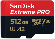 Sandisk Extreme Pro 512gb Microsdxc Uhs-i Memory Card