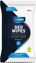 Deep Fresh Deo Wipes Sport Men 20 stk/pakke