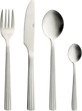 Raw Cutlery - 24 Pcs. Set Giftbox Home Tableware Cutlery Cutlery Set Silver Aida