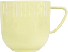 Confetti Mug W/Relief 1 Pcs Giftbox Home Tableware Cups & Mugs Coffee Cups Yellow Aida