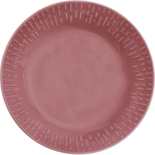 Confetti Pasta Plate W/Relief 1 Pcs Giftbox Home Tableware Plates Pasta Plates Burgundy Aida