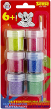 Glitterfärg 6-P, Blister Toys Creativity Drawing & Crafts Drawing Paints Multi/patterned Sense