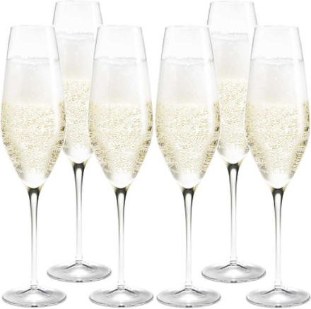 Holmegaard - Cabernet champagneglass 29 cl 6 stk