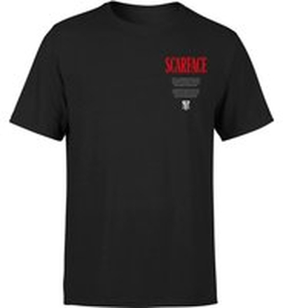 Scarface Tony Montana Unisex T-Shirt - Black - L - Black