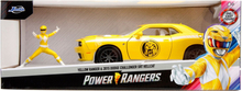 Jada Hollywood Rides 1:24 Scale Diecast 2015 Dodge challenger With Yellow Ranger