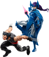 Hasbro Marvel Legends Series Wolverine and Psylocke, 6 Comics Collectible Action Figures