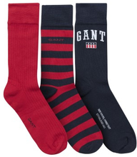 Gant 3 stuks Cotton Socks Gift Box