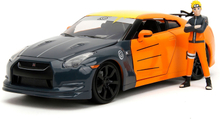 Jada Hollywood Rides 1:24 Scale Diecast 2009 Nissan GTR with Naruto figure