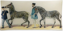 Fat Les zebras caravan 15x30 cm