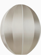 Taklampa silk Oval 44x54 cm grey