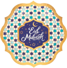 8 stk Eid Mubarak Tallerkener - 23 cm