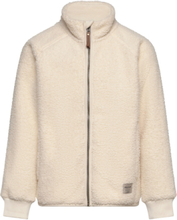 Matcedric Teddyfleece Zip Jacket. Grs Outerwear Fleece Outerwear Fleece Jackets Cream Mini A Ture