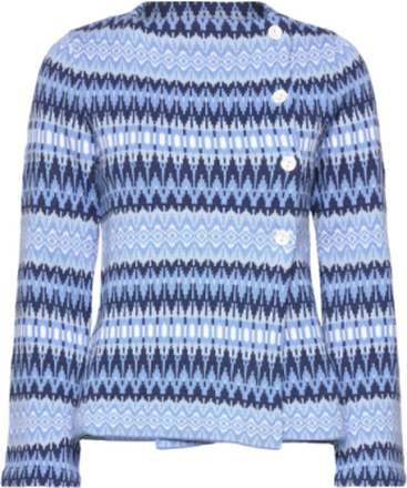 Siv Cardigan Tops Knitwear Cardigans Blue Jumperfabriken