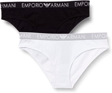 Armani Women 2-Pack Brief Iconic Cotton Black/White
