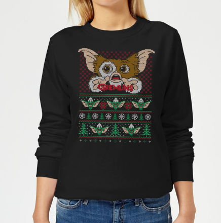 Gremlins Ugly Knit Women's Christmas Jumper - Black - XXL