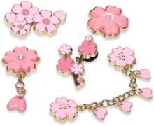 "Blooming Cherry Blossom 5 Pack Sko Accessories Pink Crocs"