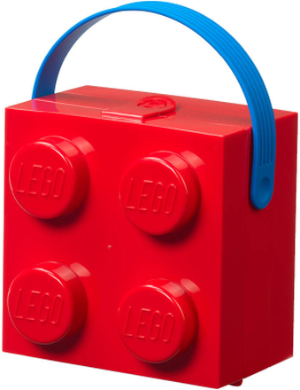 LEGO - Boks med håndtak rød