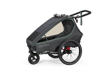 Qeridoo ® Kidgoo1 Ivy cykelanhænger til børn Green Kollektion 2023