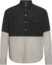 Camicia Designers Shirts Casual Black Emporio Armani
