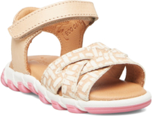 Bisgaard Anne O Shoes Summer Shoes Sandals Creme Bisgaard*Betinget Tilbud