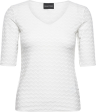 Maglia Tops T-shirts & Tops Short-sleeved White Emporio Armani