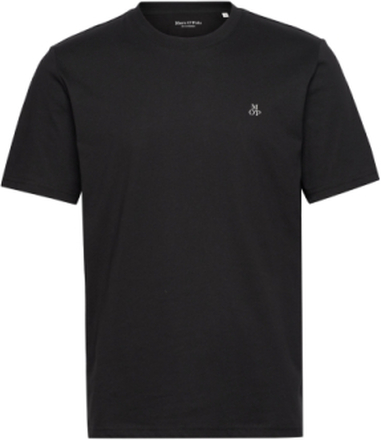 T-Shirts Short Sleeve T-shirts Short-sleeved Svart Marc O'Polo*Betinget Tilbud
