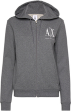 Sweatshirts Tops Sweatshirts & Hoodies Hoodies Grey Armani Exchange