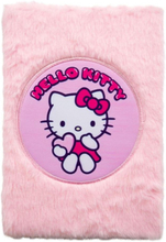 Hello Kitty - Notatbok med Pels - 80 stk A5 Sider