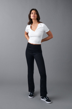 Gina Tricot - Soft flare jeans - Flare farkut - Black - S - Female