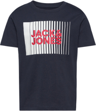 "Jjecorp Logo Tee Play Ss O-Neck Noos Mni Tops T-Kortærmet Skjorte Navy Jack & J S"