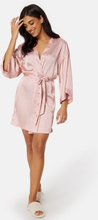 BUBBLEROOM Fiora kimono robe Dusty pink 32/34