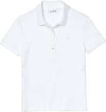Slim Fit Stretch Cotton Piqué Polo Shirt - White