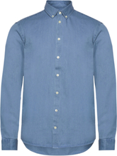 Cfanton Bd Ls Denim Chambray Shirt Tops Shirts Denim Shirts Blue Casual Friday