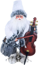 Dekoracja muzyczna Old Santa Double Bass