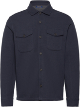 "Double-Knit Mesh Overshirt Tops Overshirts Navy Polo Ralph Lauren"