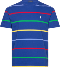"Classic Fit Striped Jersey T-Shirt Tops T-Kortærmet Skjorte Blue Polo Ralph Lauren"