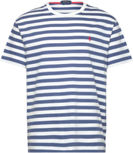 "Classic Fit Striped Jersey T-Shirt Tops T-Kortærmet Skjorte Navy Polo Ralph Lauren"