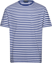 "Classic Fit Striped Jersey T-Shirt Tops T-Kortærmet Skjorte Navy Polo Ralph Lauren"