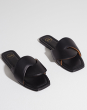 ATP ATELIER - Slip-in sko - Black - Capurso Nappa Flat Sandals - Flats & Lave sko