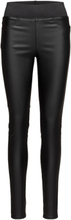 Fqshantal-Pa-Cooper Bottoms Trousers Leather Leggings-Bukser Black FREE/QUENT