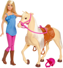 Doll And Horse Toys Dolls & Accessories Dolls Multi/patterned Barbie