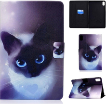 Huawei MatePad 10.4 cool pattern leather case - Cool Cat