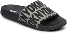 Zella - Flat Slide Flade Sandaler Black DKNY