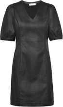 Crtabea Dress - Mollie Fit Kort Kjole Black Cream
