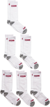 Levi's® Core Crew Length Socks 6-Pack Sokker Strømper White Levi's