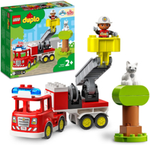 Town Fire Engine Toy For 2 Year Olds Toys LEGO Toys LEGO DUPLO Multi/mønstret LEGO*Betinget Tilbud